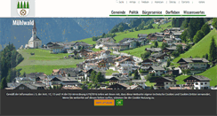 Desktop Screenshot of gemeinde.muehlwald.bz.it